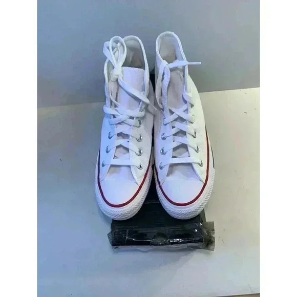 .866 New! Converse All Star High Top White-US 4 Mens - Picture 3 of 6